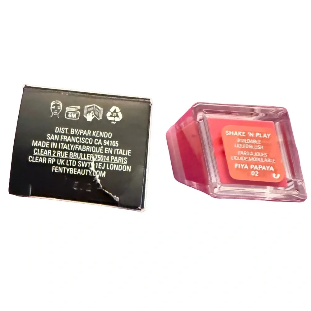Fenty Beauty Shake N Play Liquid Blush Fika Papaya